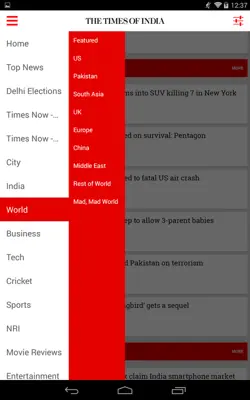 Times Of India android App screenshot 6